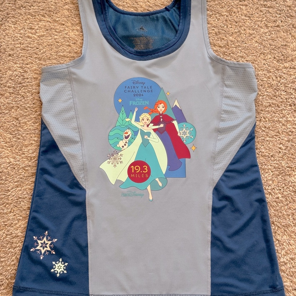 runDisney 2024 Princess Half Marathon Challenge Tank sz Small